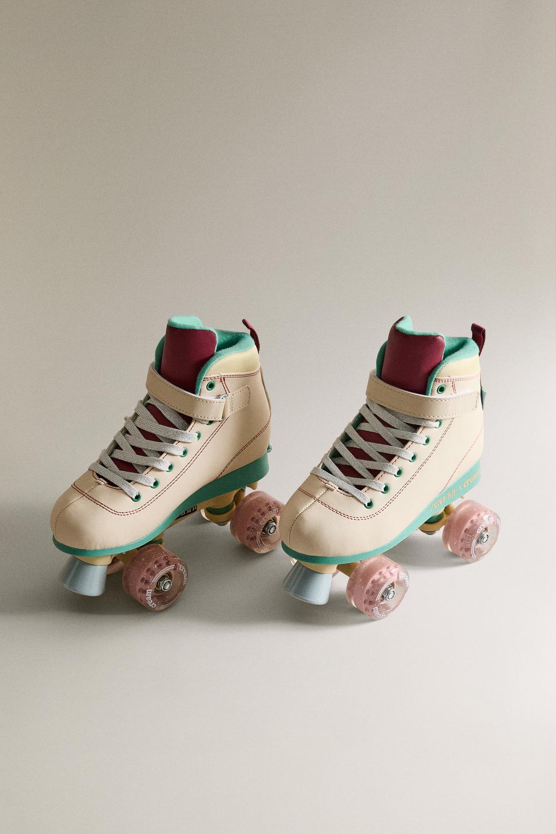 CREAM x ZARA Scoop Quad Roller Skates, Adjustable