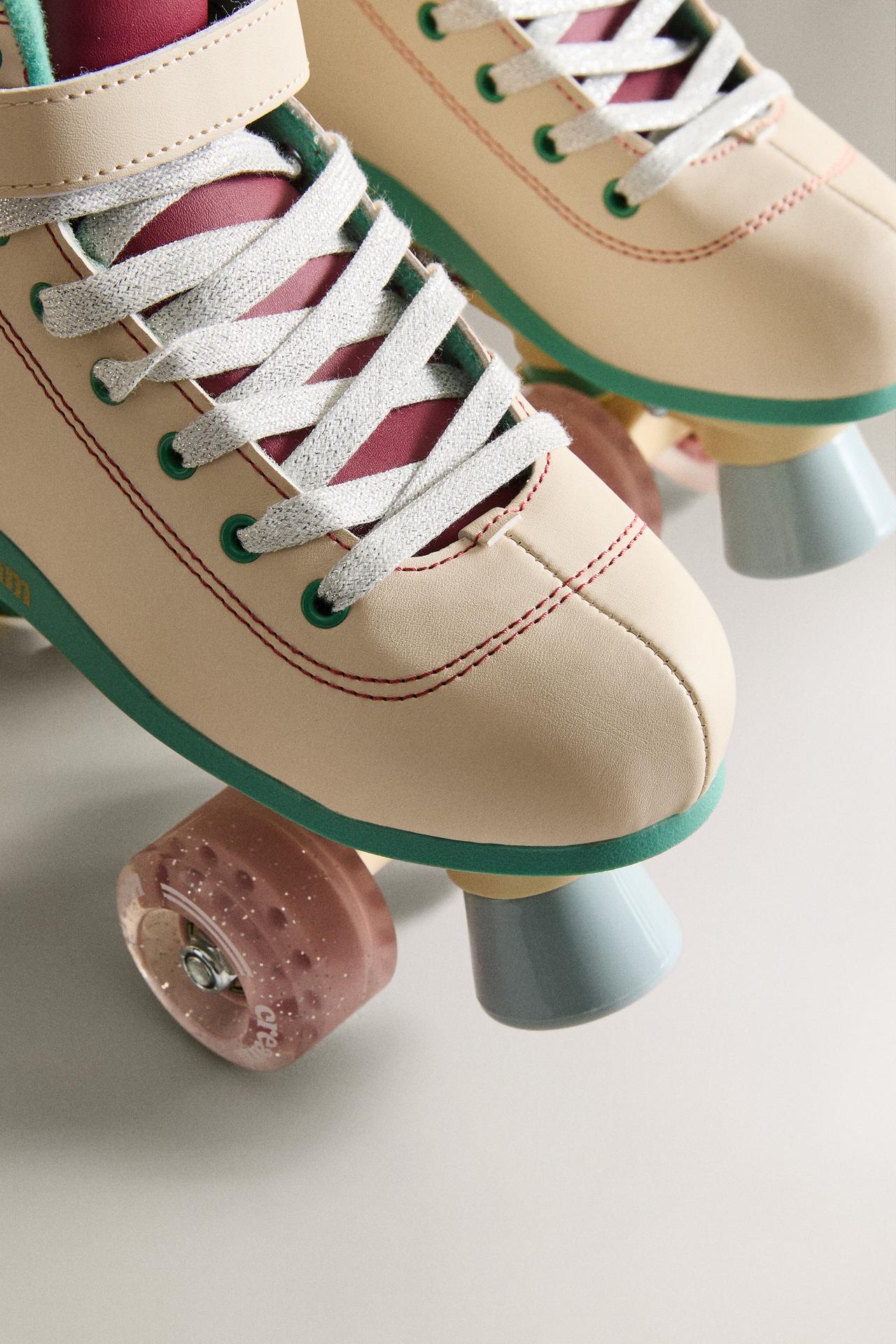 CREAM x ZARA Scoop Quad Roller Skates, Adjustable